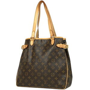 Louis Vuitton Batignolles Vertical Shoulder Bag Tote Monogram Brown